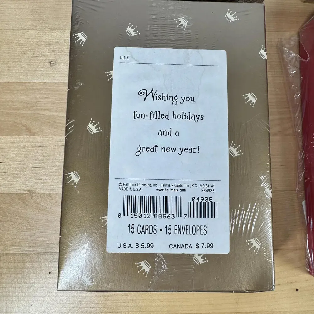Hallmark Holiday Greeting Cards with Envelopes - Set of 4 Packs‎